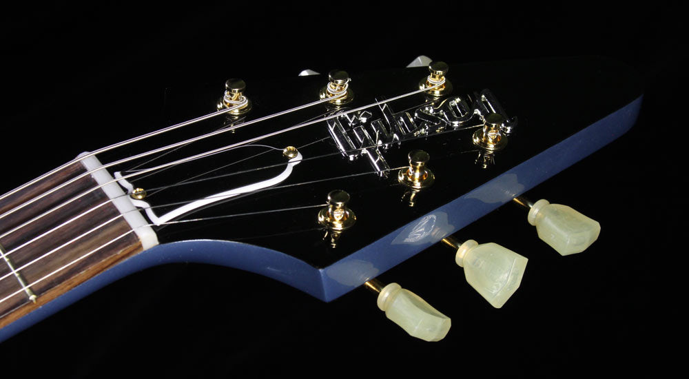 Used 2014 Gibson Custom Shop Benchmark '59 Flying V Tribute Electric Guitar Pelham Blue — 4