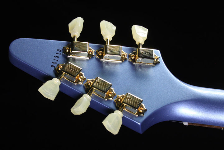 Used 2014 Gibson Custom Shop Benchmark '59 Flying V Tribute Electric Guitar Pelham Blue