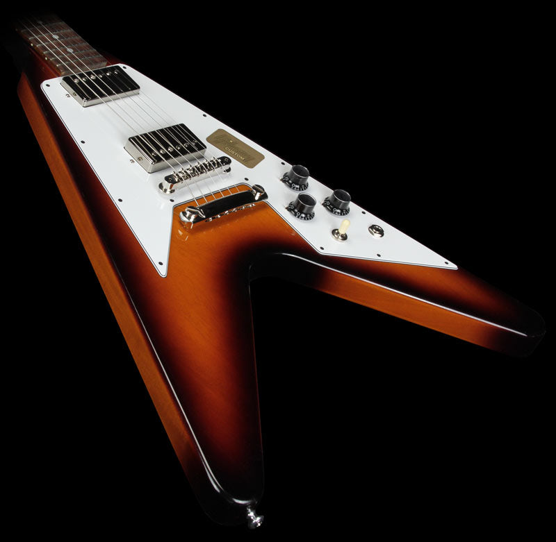 Used 2014 Gibson Custom Shop Benchmark '67 Flying V Electric Guitar Vintage Sunburst — 1