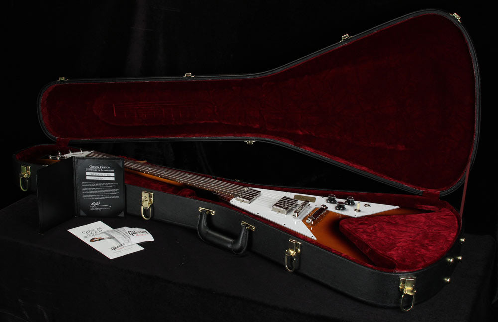 Used 2014 Gibson Custom Shop Benchmark '67 Flying V Electric Guitar Vintage Sunburst — 5
