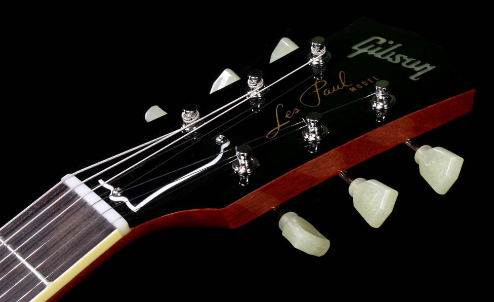 Used Gibson Custom Shop '58 Les Paul Chambered Reissue Electric Guitar Washed Cherry — 4