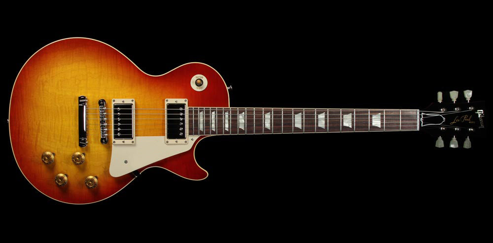 Used 2014 Gibson Custom Shop '59 Les Paul Chambered Reissue Electric Guitar Washed Cherry — 2