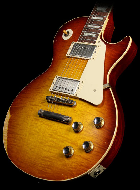 Used Gibson Custom Shop '60 Les Paul Reissue Heavy Aged Standard Iced Tea Fade