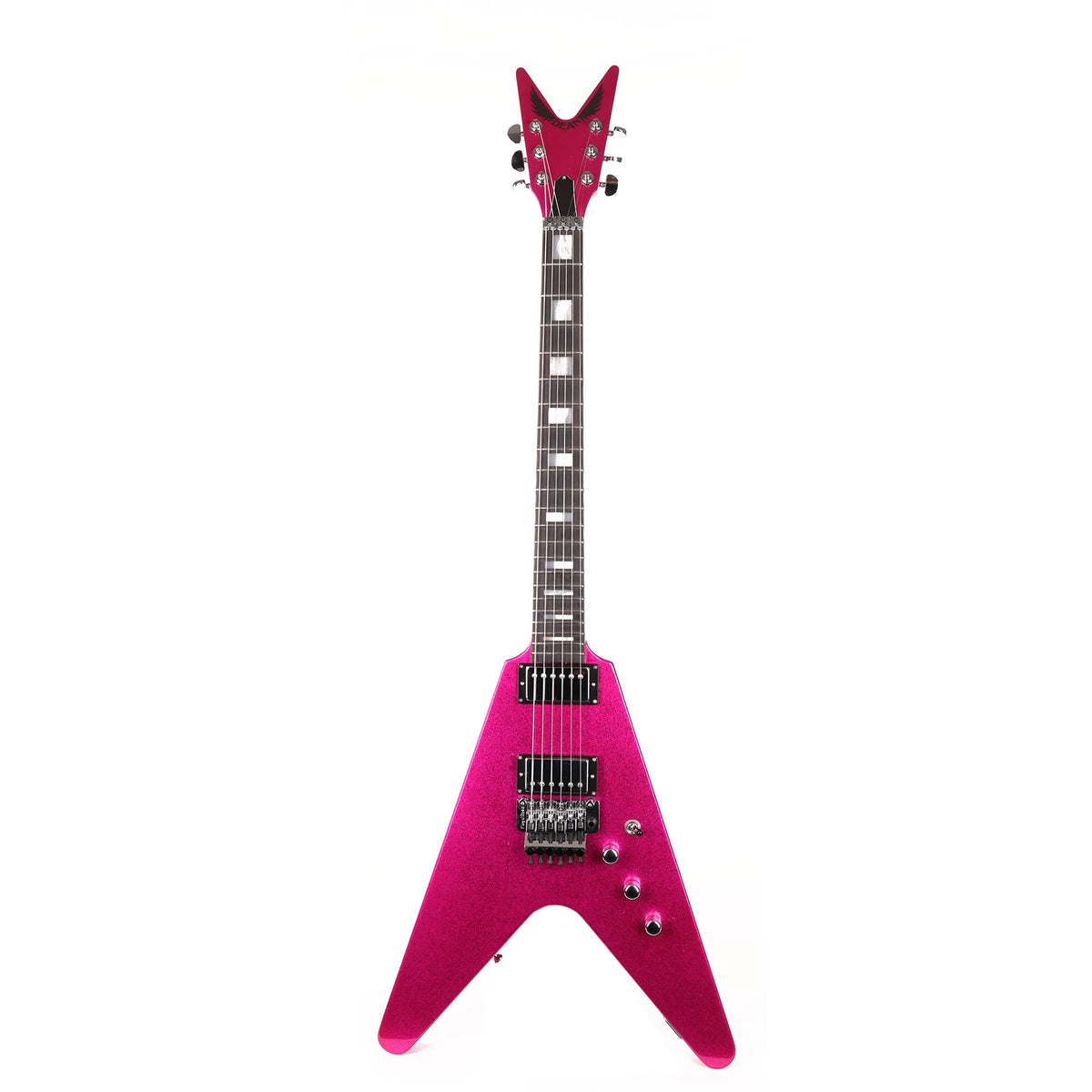 Dean USA Custom Shop V Pink Sparkle Used — 2