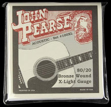 John Pearse 100XL Bronze Wound Acoustic Guitar Strings X-Light 80/20 (10-47)