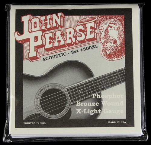 John Pearse 500XL Wound Acoustics Guitar Strings Phosphor Bronze (10-47)