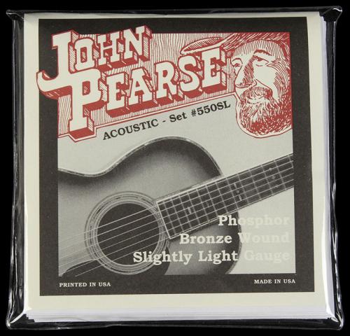 John Pearse 500SL Slightly Light Acoustic Guitar Strings Phosphor Bronze (11-50)