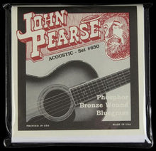 John Pearse 650LM Acoustic Guitar Strings Phosphor Bronze Bluegrass (12-56)