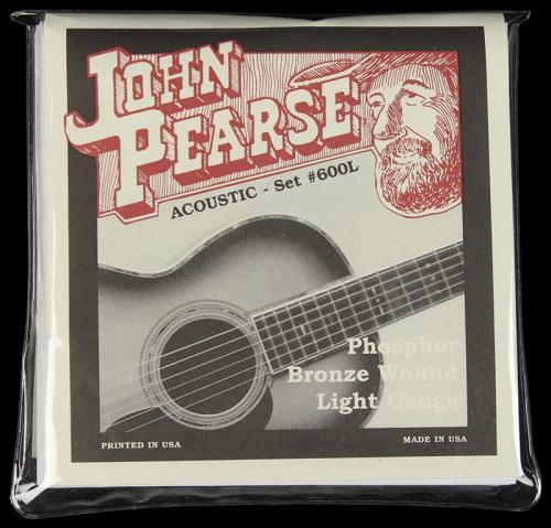 John Pearse 600L Acoustic Guitar Strings Phosphor Bronze (12-53)