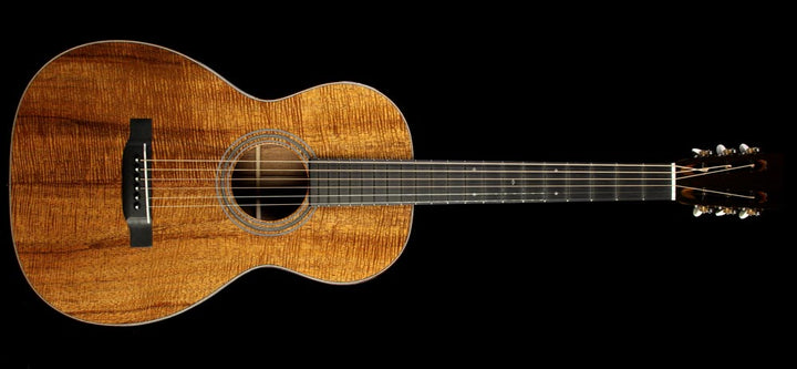 Used Martin Custom Shop 0-21K 12-Fret Figured Koa Acoustic Guitar Natural