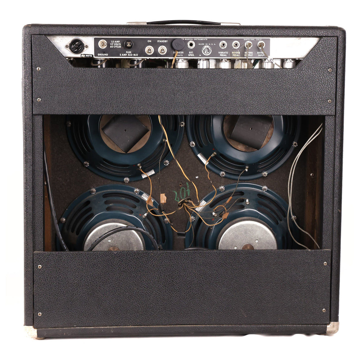 1967 Fender Super Reverb Combo Amplifier — 4