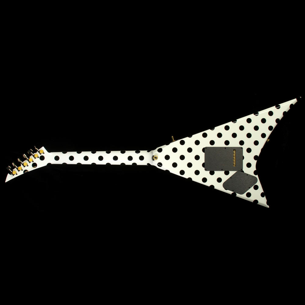 Jackson Custom Shop Exclusive Randy Rhoads RR 1.5 Electric Guitar White w/ Black Polka Dots — 3
