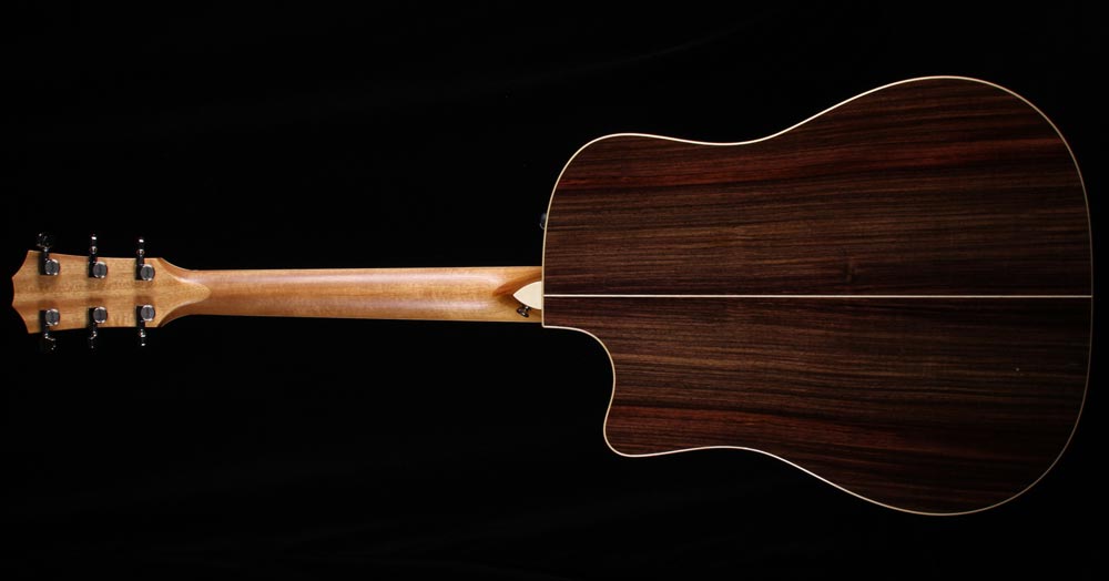 Used Taylor 810ce Dreadnought Acoustic Guitar Natural — 3