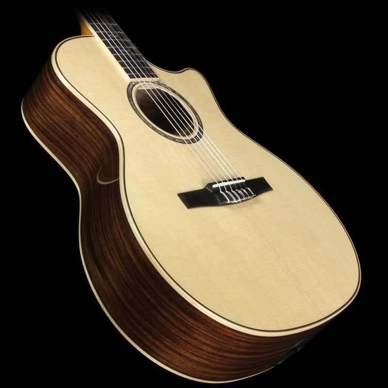 Taylor 814ce-N Grand Auditorium Nylon-String Acoustic Guitar Natural — 1