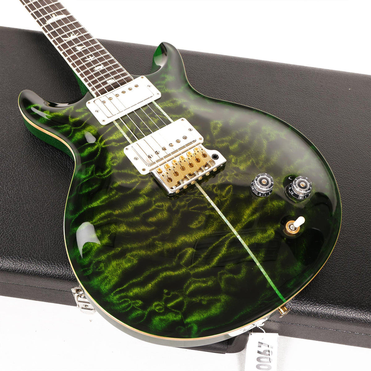 PRS Santana Retro Wood Library Brazilian Rosewood Fretboard Retro Jade with Green Burst 2023 — 8