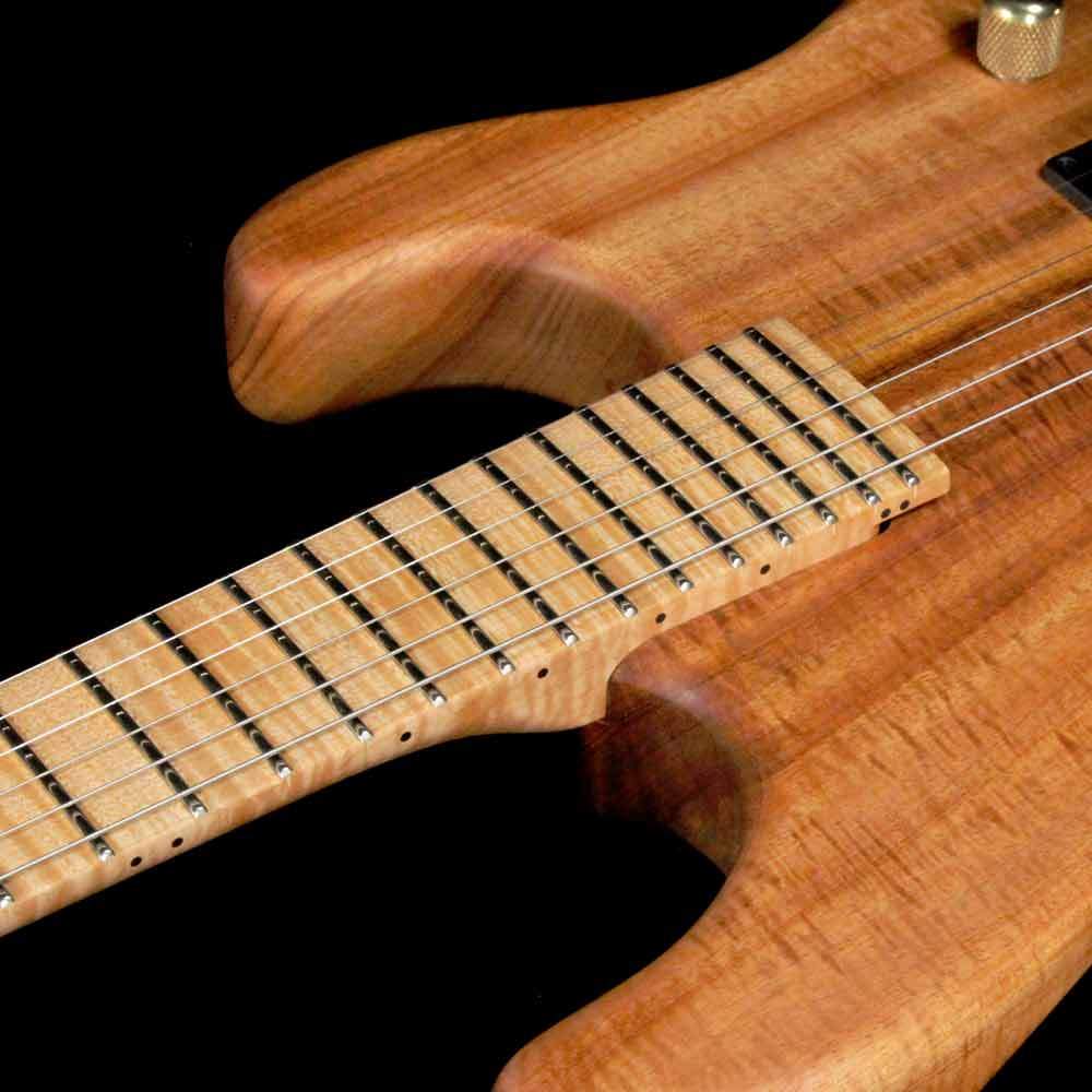 Charvel Custom Shop San Dimas Figured Koa 24-Fret Natural Oil — 7