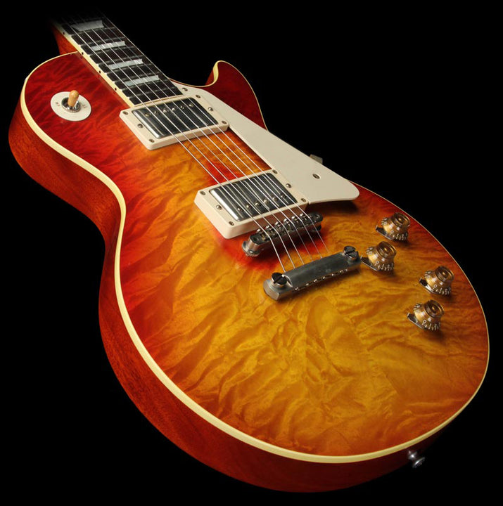 Used 2014 Gibson Custom Shop Southern Rock Tribute '59 Les Paul Aged Electric Guitar Signed "Reverseburst" Cherry Sunburst