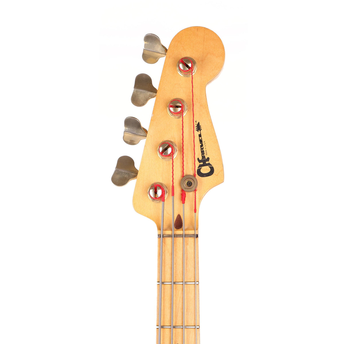 1981 Charvel Pre-Pro Bass Birdseye Maple Transparent Red — 4