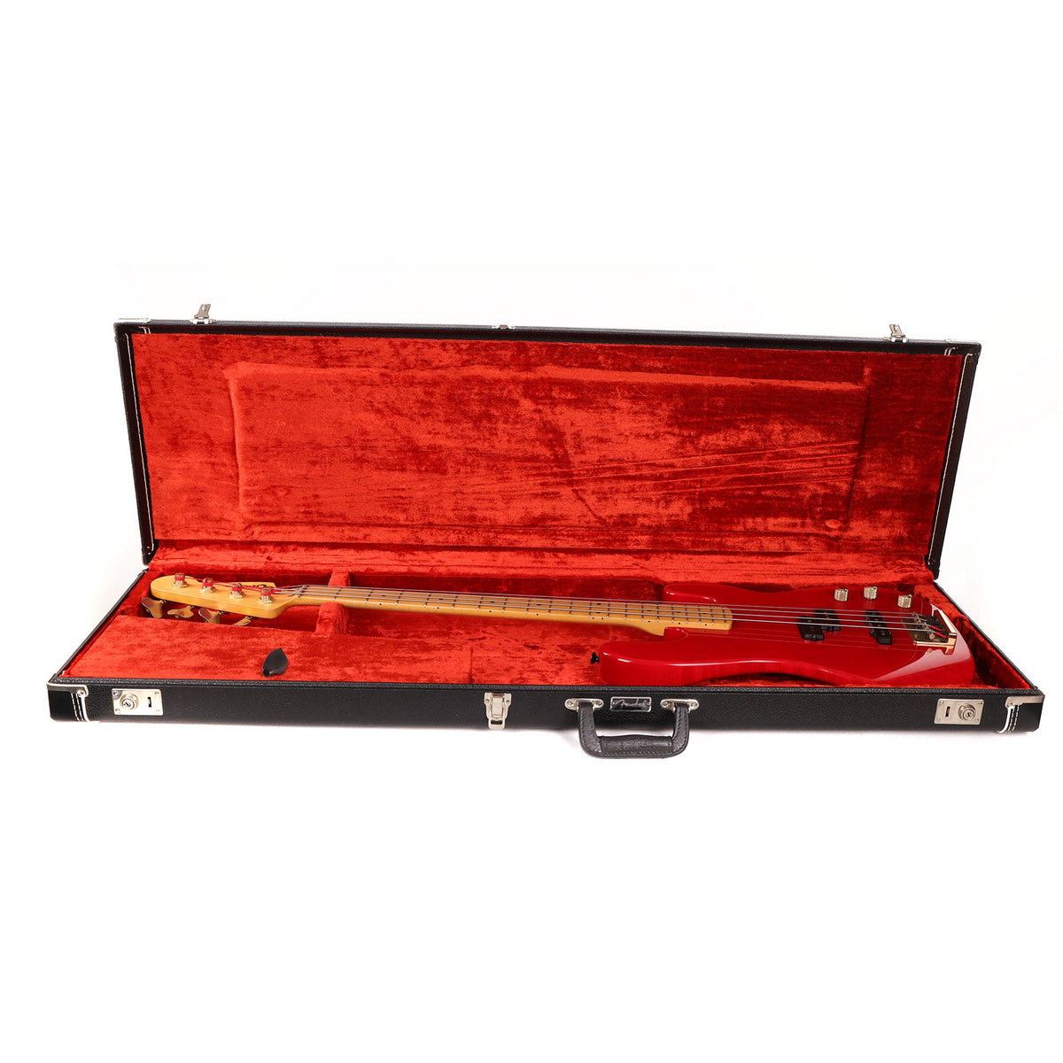 1981 Charvel Pre-Pro Bass Birdseye Maple Transparent Red — 9