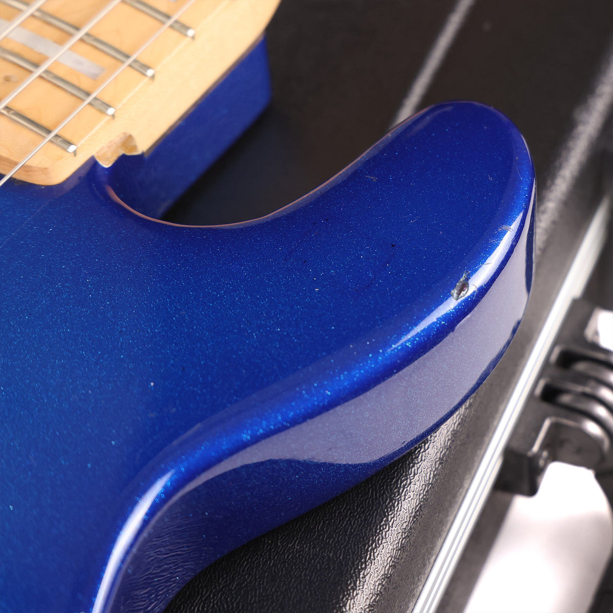 1982 Charvel Pre-Production Bass Blue Metal Flake — 7