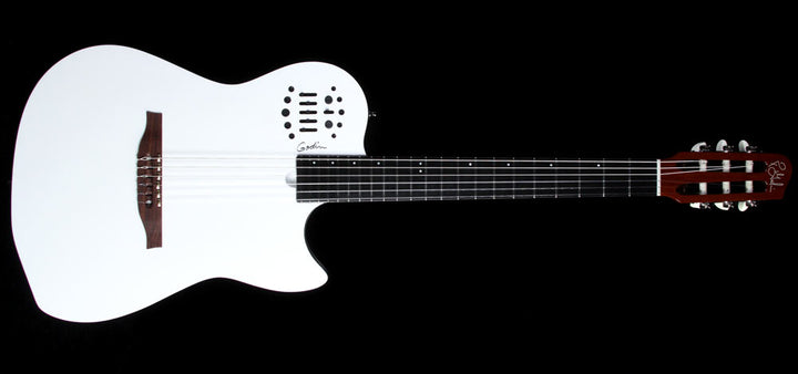 Used 2014 Godin Multiac ACS Nylon String Acoustic Guitar White