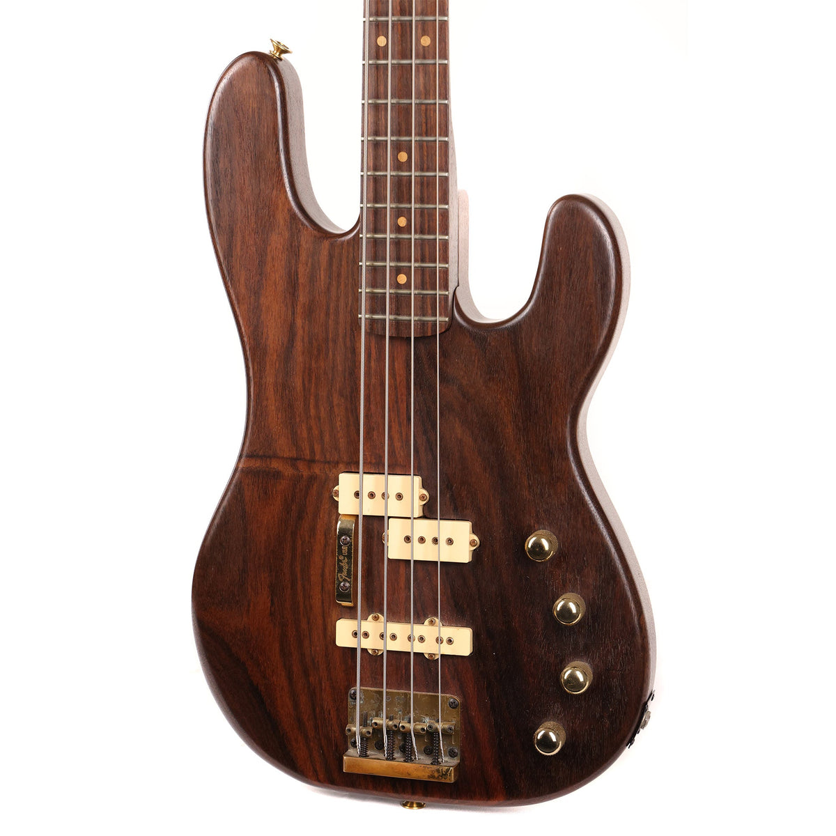 1980 Charvel Pre-Pro Bass Rosewood Natural — 7