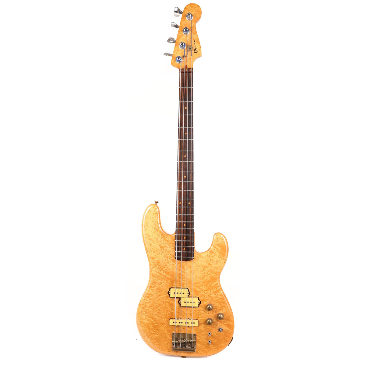1980 Charvel Pre-Pro Bass Birdseye Maple Natural — 2