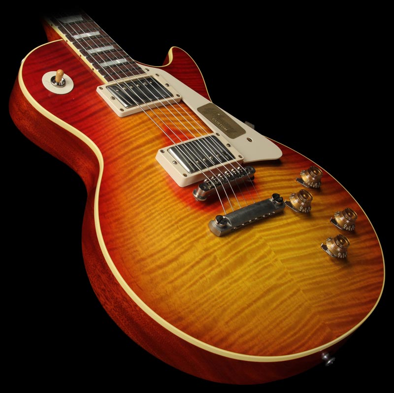 Gibson Custom Shop Southern Rock Tribute '59 Les Paul Aged Electric Guitar Signed "Reverseburst" Cherry Sunburst — 1