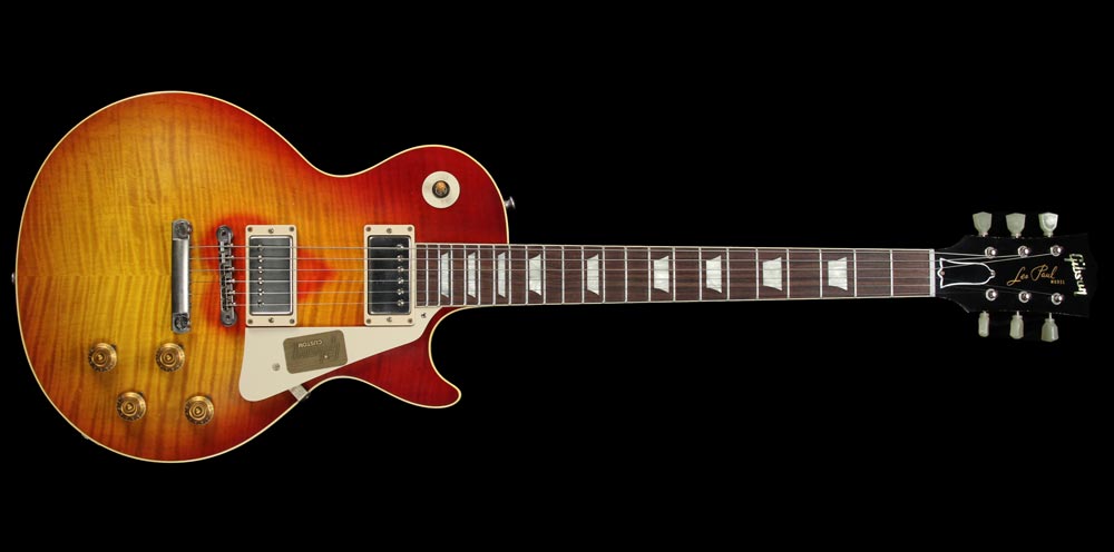 Gibson Custom Shop Southern Rock Tribute '59 Les Paul Aged Electric Guitar Signed "Reverseburst" Cherry Sunburst — 2