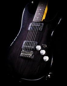 Fender Custom Shop Music Zoo Exclusive Hardtop Stratocaster Double-Humbucker Electric Guitar Ebony Transparent