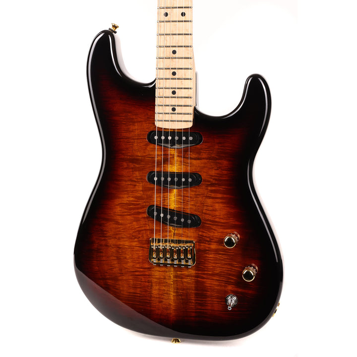 Landon Twentyfive 12 Koa Top Tobacco Burst