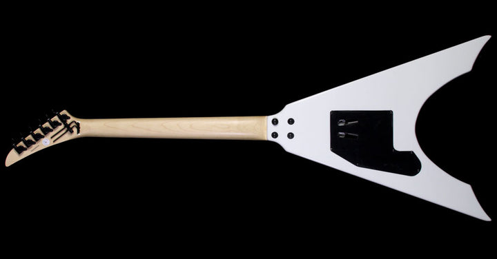 Used Kramer Nite V FR Plus Electric Guitar Alpine White with Grey