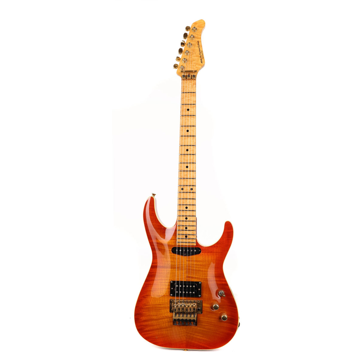 48th Street Custom Guitars S-Style Cherry Sunburst — 2