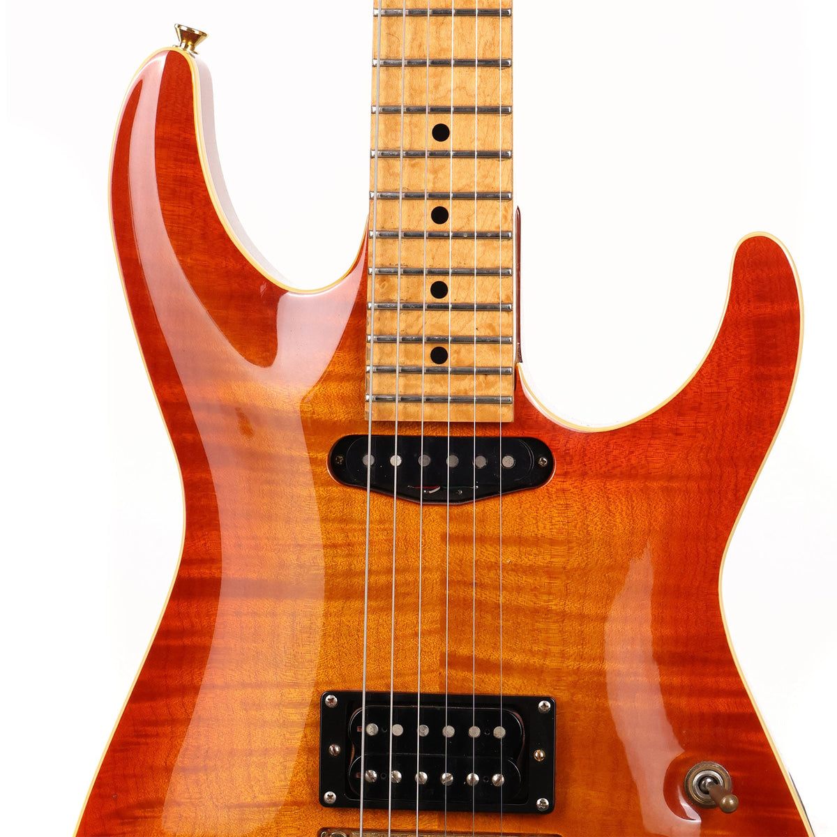 48th Street Custom Guitars S-Style Cherry Sunburst — 6