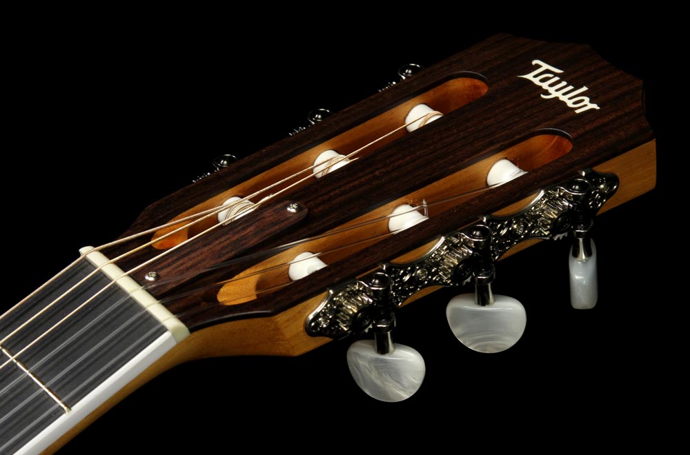 Used 2014 Taylor 414ce-N Grand Auditorium Nylon Acoustic Guitar Natural — 4
