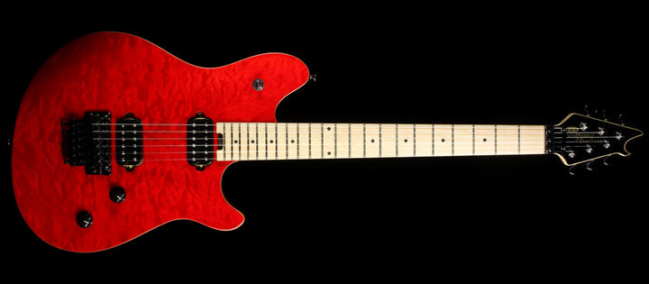 Used EVH Wolfgang WG Standard Electric Guitar Transparent Red