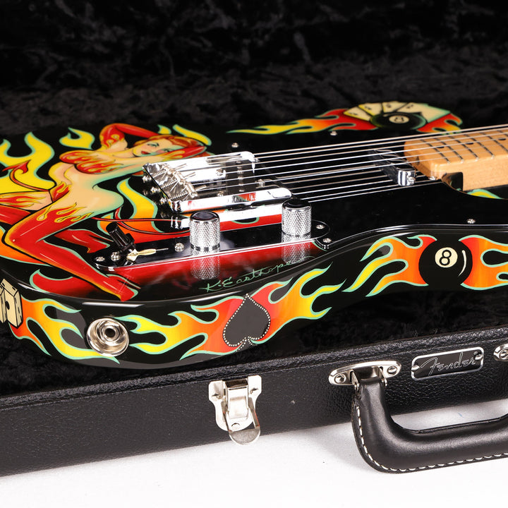 Fender Custom Shop Esquire and Pro Junior Pin-Up Graphic Set Masterbuilt Chris Fleming 2006