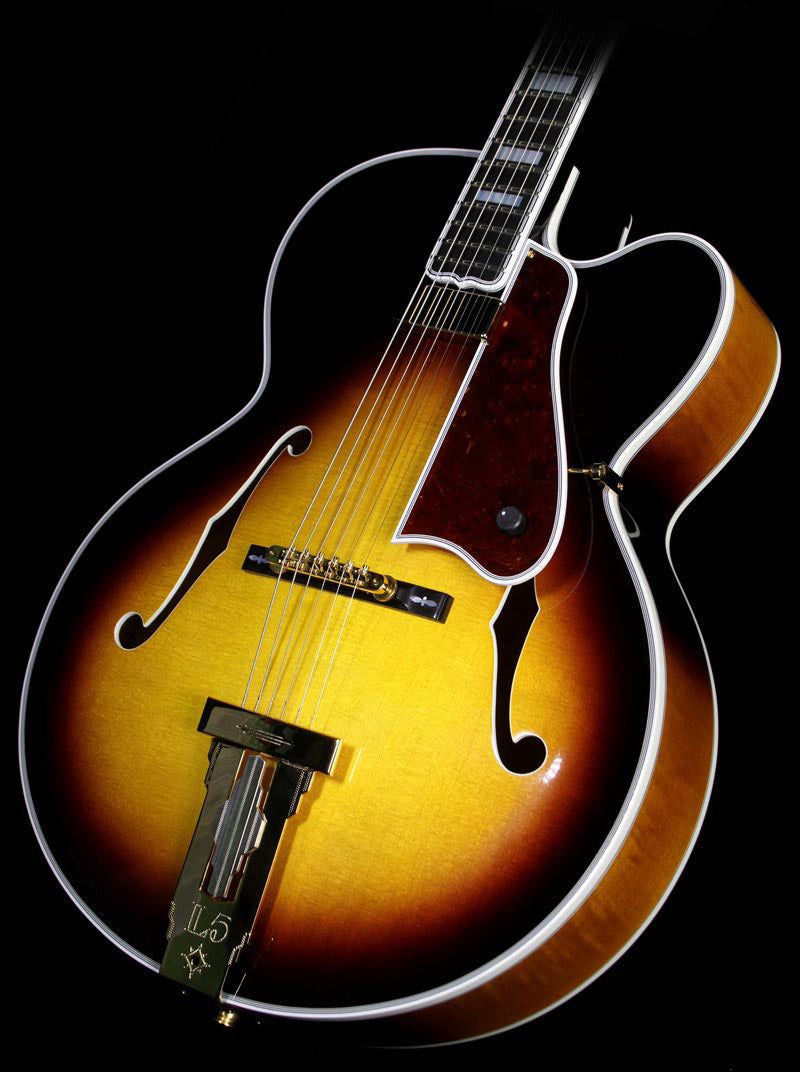 Used Gibson L5 Premier Crimson Custom Electric Guitar Vintage Sunburst — 1