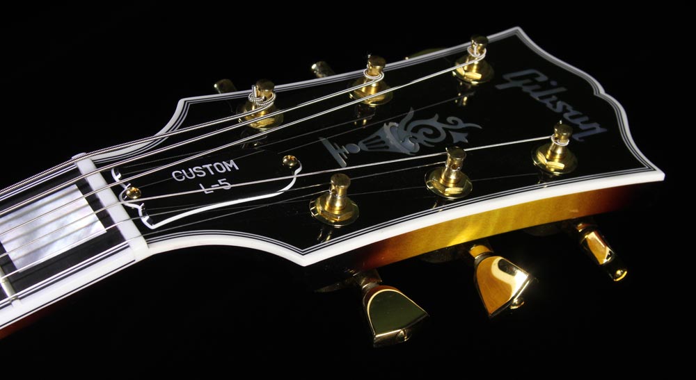Used Gibson L5 Premier Crimson Custom Electric Guitar Vintage Sunburst — 4