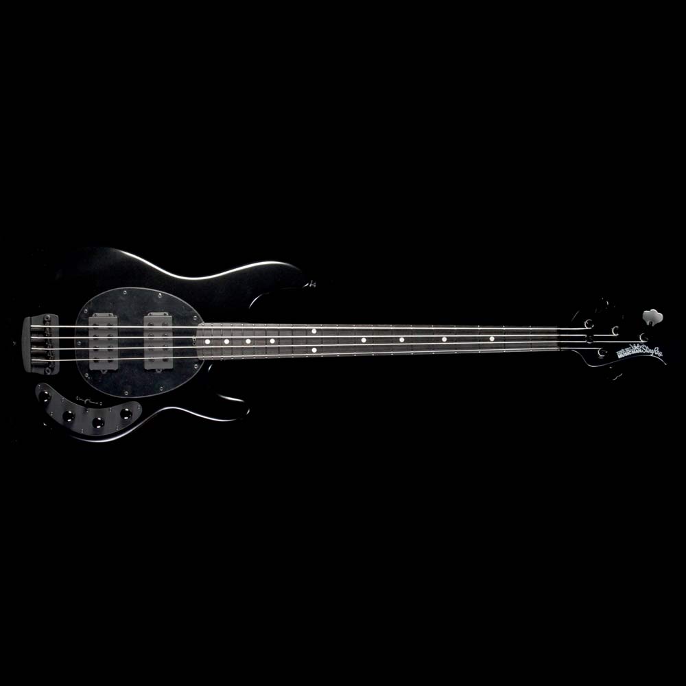 Ernie Ball Music Man StingRay HH Electric Bass Stealth Black — 2