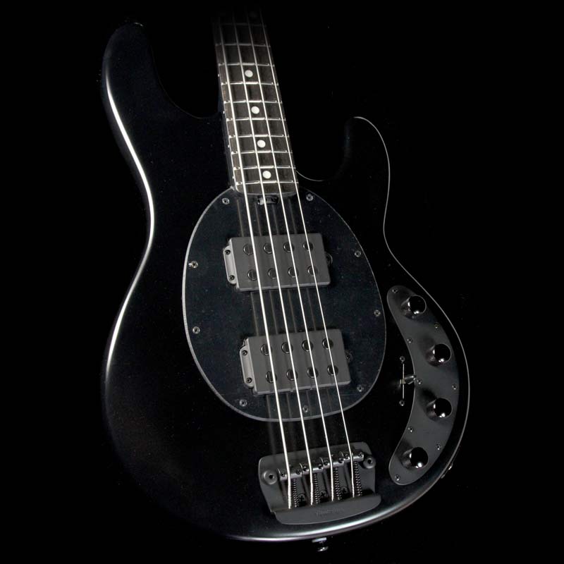 Ernie Ball Music Man StingRay HH Electric Bass Stealth Black — 1