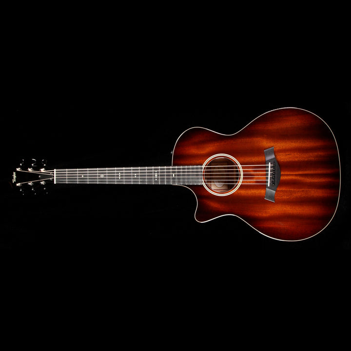 Taylor 524ce Left-Handed All-Mahogany Grand Auditorium Acoustic-Electric Guitar Tobacco Edgeburst