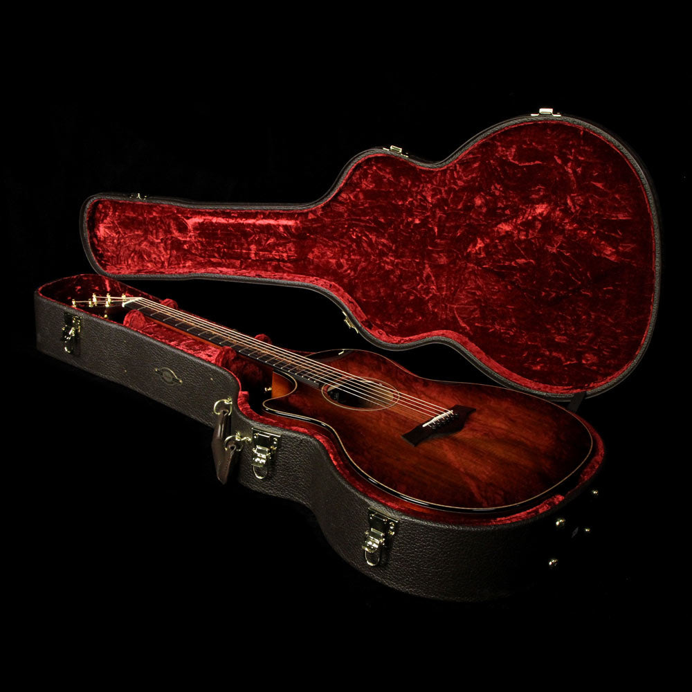 Used Taylor K24ce Grand Auditorium Left-Handed Acoustic-Electric Guitar Shaded Edgeburst — 5