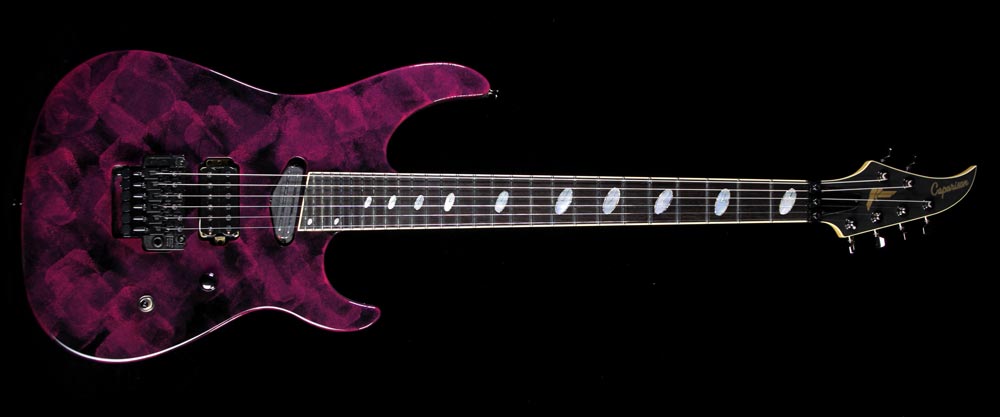 Used Caparison Horus-M3 EF Electric Guitar Black Rose — 2