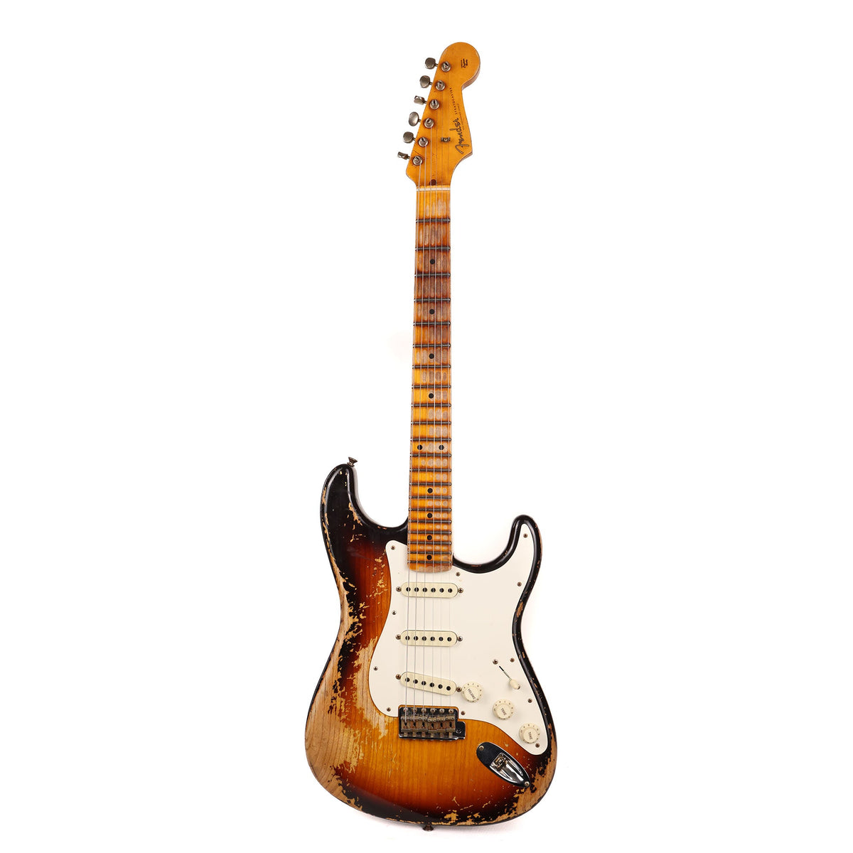Fender Custom Shop LTD Red Hot Stratocaster Super Heavy Relic Faded Chocolate 3-Tone Sunburst 2022 — 2