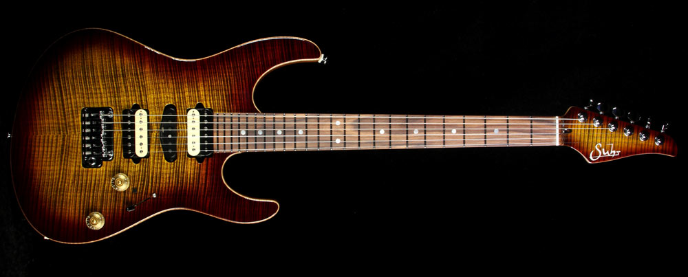 Suhr Modern Flame Maple Electric Guitar Light Bengal Burst