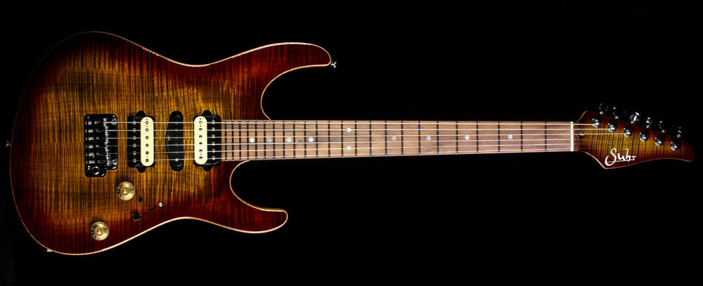 Used 2015 Suhr Modern Flame Maple Electric Guitar Light Bengal Burst — 2