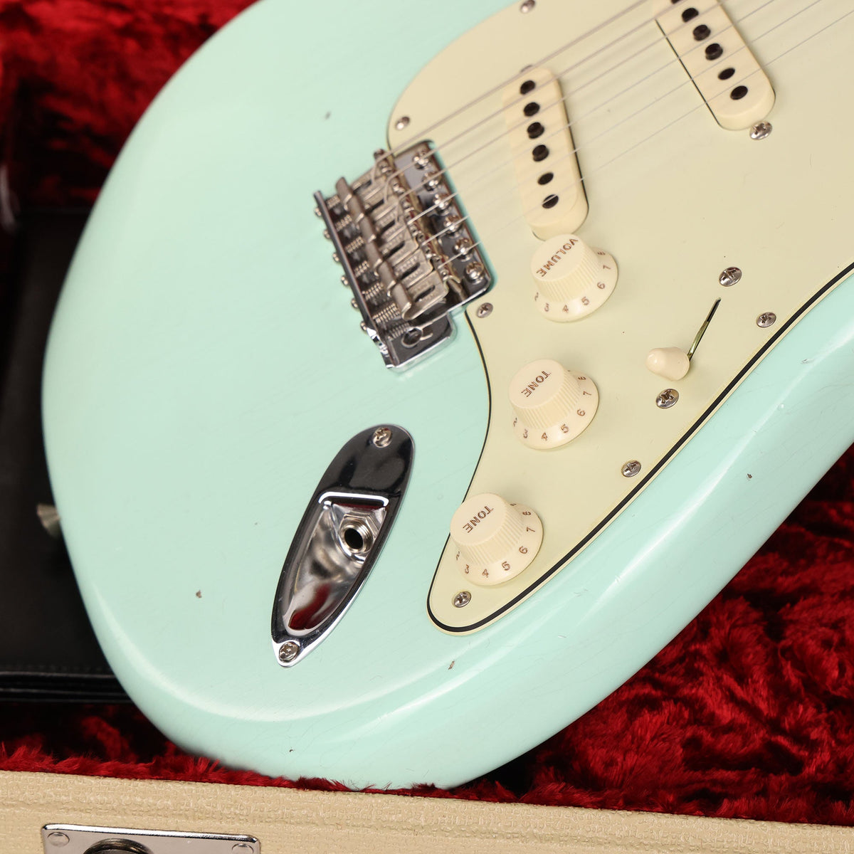 Fender Custom Shop Limited Edition 1964 Stratocaster Journeyman Relic Faded Aged Surf Green 2022 — 10