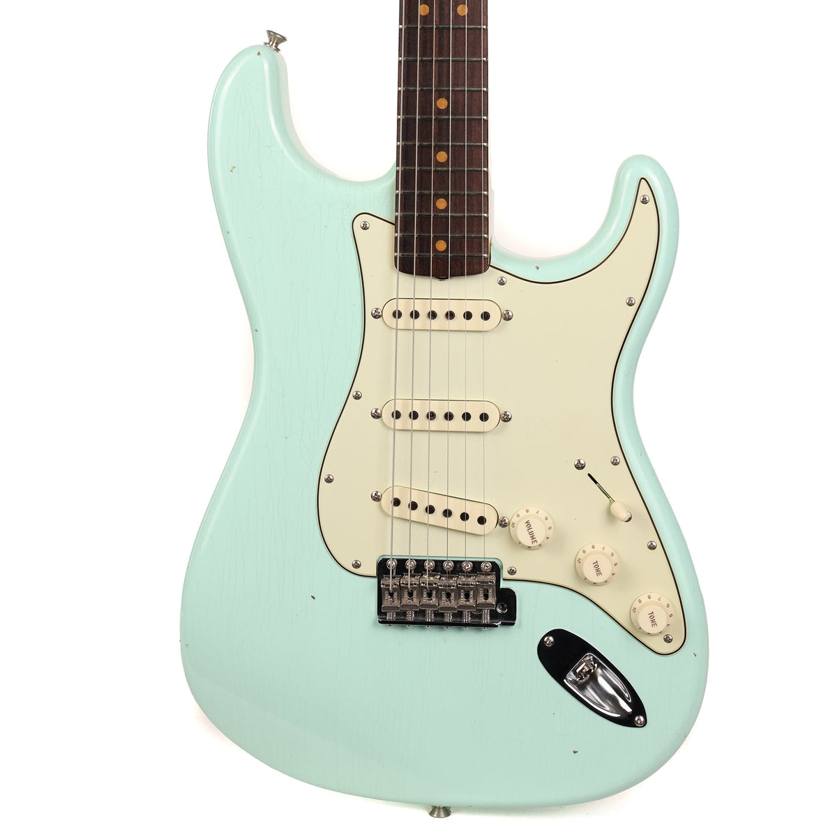 Fender Custom Shop Limited Edition 1964 Stratocaster Journeyman Relic Faded Aged Surf Green 2022 — 1