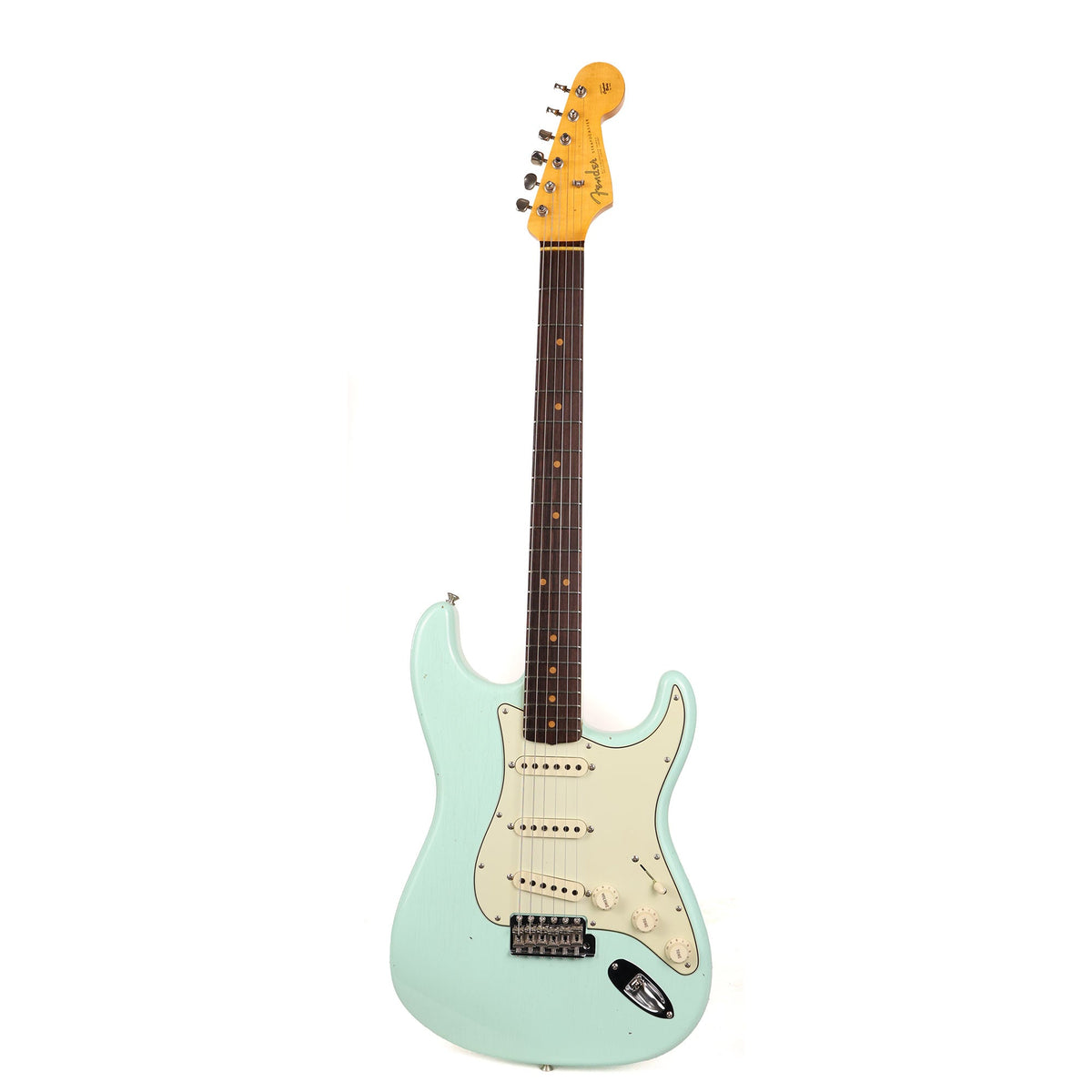 Fender Custom Shop Limited Edition 1964 Stratocaster Journeyman Relic Faded Aged Surf Green 2022 — 2